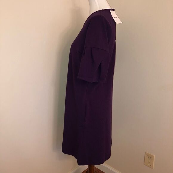 Agnes & Dora | NEW Plum Purple Adams Shift Dress - Picture 3 of 5